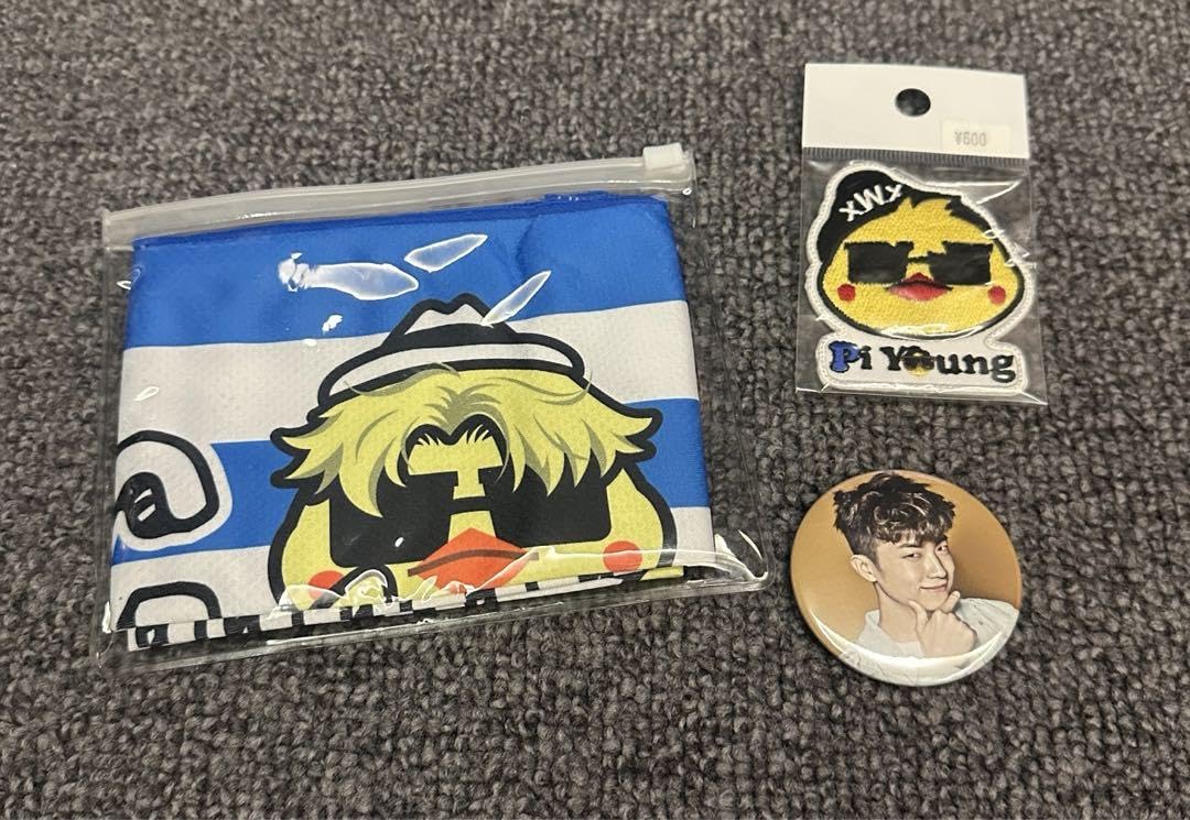 Amazon.co.jp: 2PM ウヨン ピヨン クールタオル ワッペン セット